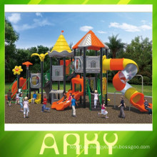 2015 niños usados ​​al aire libre hermosa ciudad playground equipo